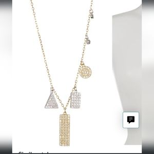 16" gold tone plated sterling silver necklace